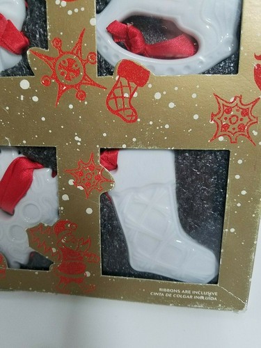 NAO BY LLADRO SET OF 4 PORCELAIN HANGING ORNAMENTS 7023 MINT - Picture 4 of 7