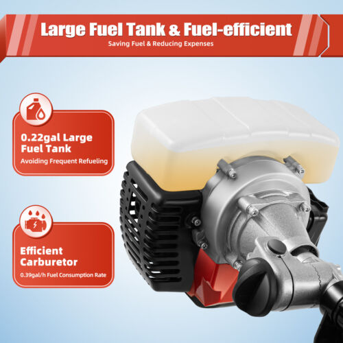 2.3HP 2 Stroke Outboard Motor Kayak Boat Engine Long Shaft &Air cooling System