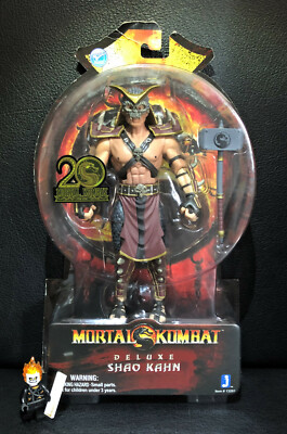 Mortal Kombat Figur Shao Kahn 20th Anniversary Jazwares Neu OVP MOSC NetherRealm