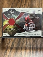 EARLY DOUCET III 2008 UD ICONS FUTURE STAR MATERIALS WORN ROOKIE JERSEY PATCH RC