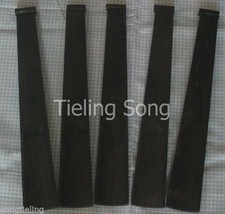 5pcs High Grade undyed black violin indonesia ebony fingerboard