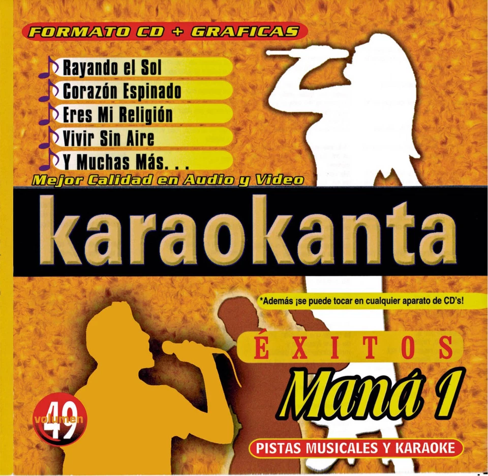 KARAOKE CD+G KARAOKANTA Pistas De Mana+Exito Pop Rayando El Sol 2 discos nuevos Foto 2 de 4