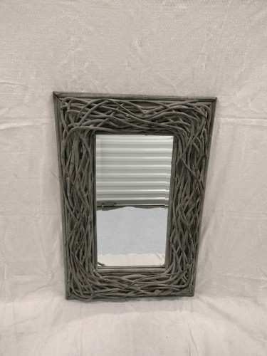 Large Art Nouveau Twig / Branch mirror With Beveled Glass Adirondack -... - Picture 11 of 12