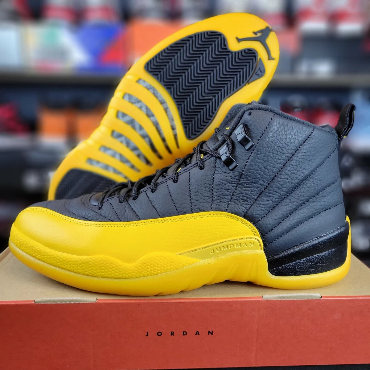 jordan12 yellow