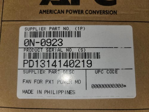 APC Fan Kit 0n-0923 for Px1 Power Module Includes 3 Fans 0N0923 for ...