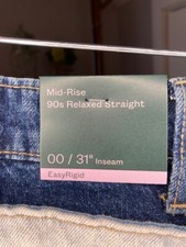 Wild Fable Women's Mid-Rise 90's Relaxed Straight Jeans - Size US 00 NWT
