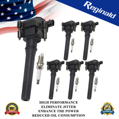 UF269 6X Ignition Coil+Plug forChrysler Concorde 300M Pacifica Dodge Intrepid V6