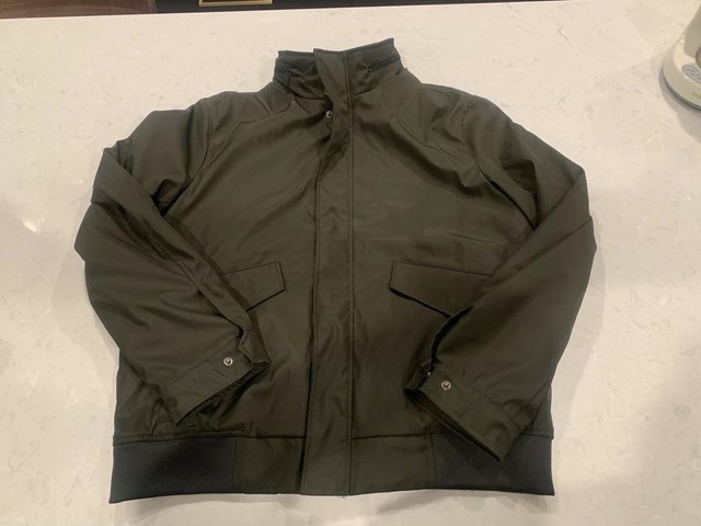 michael kors olive green coat