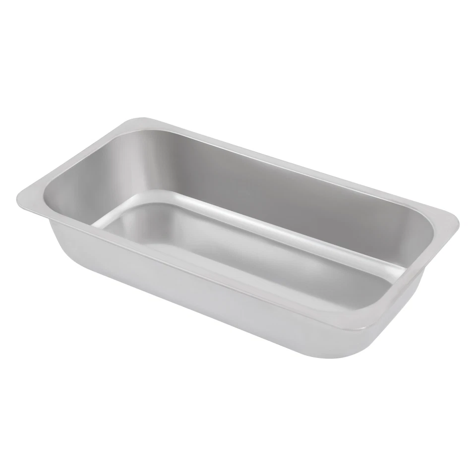 3 Pan Food Warmer Stainless Steel Buffet Set Food Pan Catering Chafer with Lid - Image 4 of 4