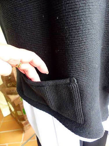 5329 Lily White Strickjacke, schwarz Größe: ONE SIZE - Bild 5 von 10