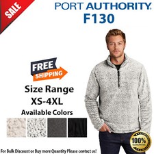 Port Authority Mens Long Sleeve Cozy 1/4 Zip Fleece Sherpa F130