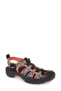 Keen Newport H2 Negro Multi/Coral Para Mujer Zapatos Sandalias De Agua  Sport 1022796 | eBay