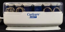 Conair CURLCARE 20 Velvet Flocked Hot Rollers Curlers CHV20R Clips