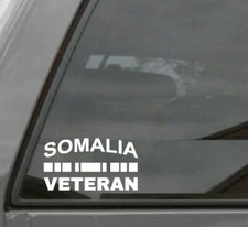 Somalia Veteran Vinyl Window Decal Sticker