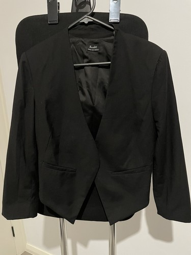Bardot Womens Black Blazer Jacket Size 