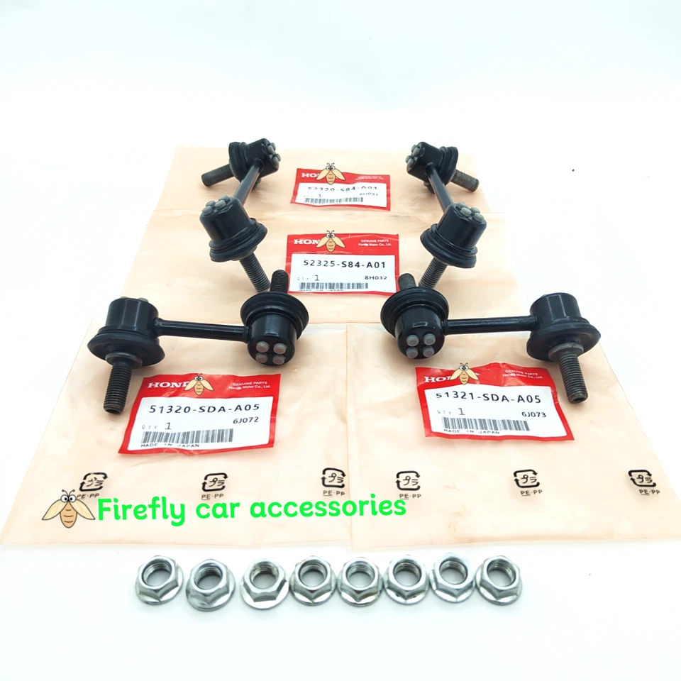 Juego de 4 eslabones estabilizadores de barra estabilizadora delantera y trasera OEM para Honda Accord Acura TL Foto 2 de 4