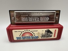 HOHNER BIG RIVER HARP KEY OF C HARMONICA W/CASE