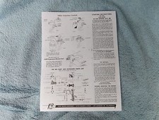 K&B Allyn .049 SEA FURY INSTRUCTION AND PARTS SHEET