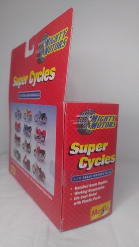 Maisto Mighty Motors Super Cycles Green Indian Motorcycle 1:18 Scale #31300 - D4 - 第 8/11 張圖片