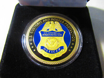 CUSTOMS AND BORDER PROTECTION Challenge Coin w/ Presentation Box