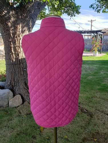 NWT *Crewcuts* Everyday Girl's Pink Quilted Front Zip Vest w/Pockets 16 - Picture 3 of 11