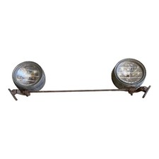 C.m. Hall Brass Drum Headlamps Solar Model 1130 Warner Patterson Lenz Stanley