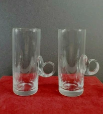 Tall 4.75" Shot Glass Jigger with Handle Set of 2 