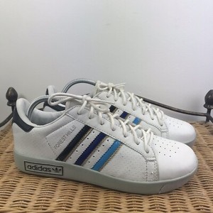 Men's Adidas Originals Forrest Hill In Pelle Scarpe Da Ginnastica Bianche  UK6.5 EU-39 | eBay