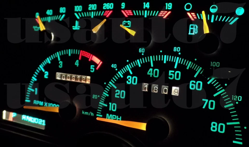 NEW Dash Cluster Gauge WHITE LED LIGHTS KIT Fits 88-94 Chevy GMC C/K1500 C/K2500 Foto 4 de 4