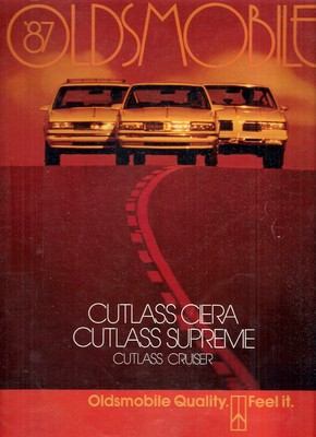 Oldsmobile Cutlass 1987 USA Markt Verkaufsprospekt Supreme Ciera Cruiser
