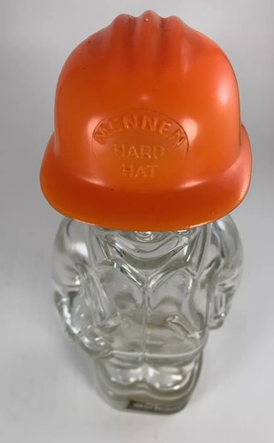 EMPTY Collectible Hard Hat Man Bottle. 12oz MENNEN SKIN BRACER After Shave - Picture 6 of 12