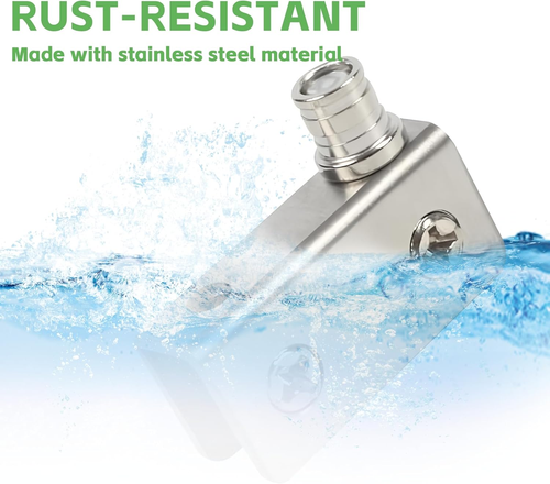 Glass Door Pivot Hinge Stainless Steel for Free Swinging Glass Doors (For 5-8Mm) - Picture 4 of 6