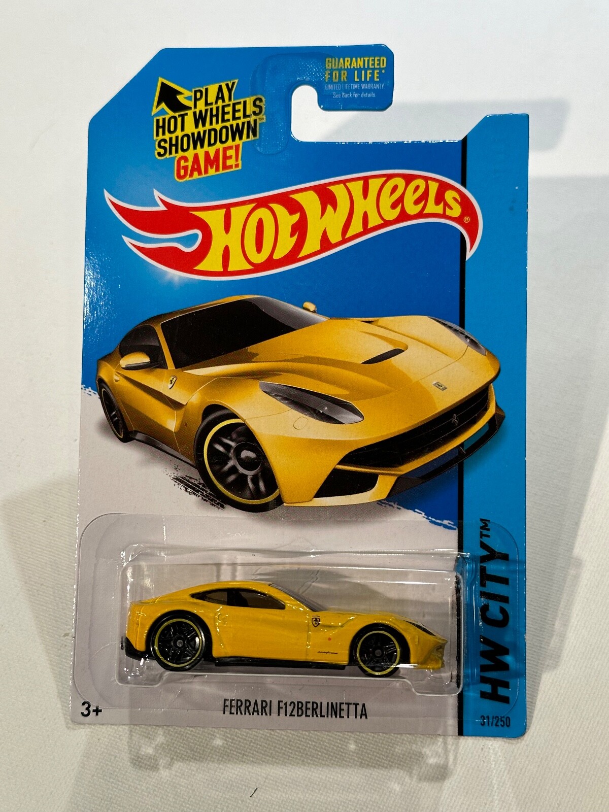 2014 🔥HOT WHEELS🛞 FERRARI F12BERLINETTA HW CITY #31/250  SPEED TEAM YELLOW