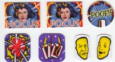 Set decalcomanie bersaglio flipper teatro della magia