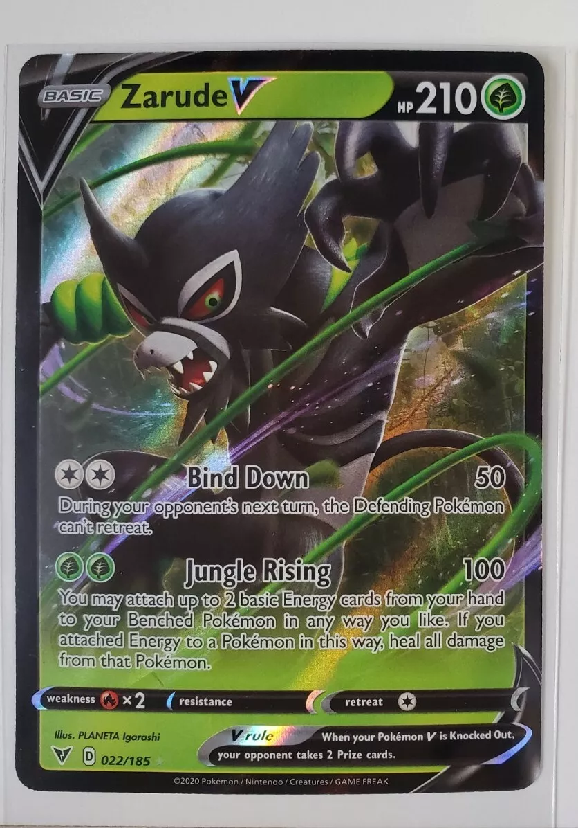 Verified Zarude V - Vivid Voltage by Pokemon Cards