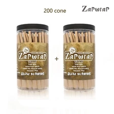 Pre Rolled Cones 200packs Natural Cones Rolling Paper King size Ultra-thin 108mm