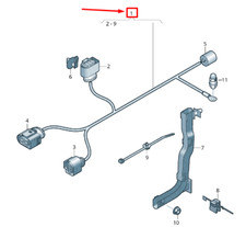 Kit cablaggio servosterzo AUDI RS7 Sportback 4G LHD 4G1971111C NUOVO ORIGINALE