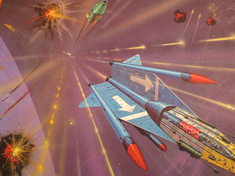 Rompecabezas láseres ardientes Waddingtons Space Adventure de colección raro Foto 2 de 4