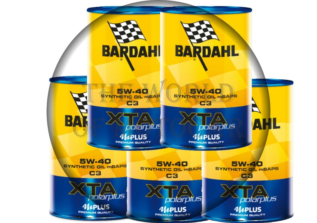 Bardahl XTA Polarplus 5W40 Motoröl – 100% Synthetisch, 1 Liter, Für Motoren Ohne DPF/FAP