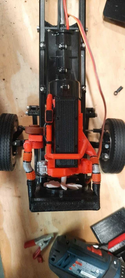 Motor Cummins ISIX15 1/14 Tamiya King Hauler Grand Knight impreso en 3D - Aeromax Foto 2 de 4