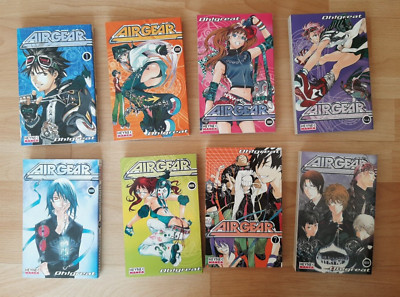 Air Gear Manga Band 1-8 (Komplett) von Oh Great