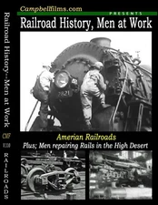 Railroad Train films Iron Horse gets Asthma "Men at Work" on RR RARE Steam Train