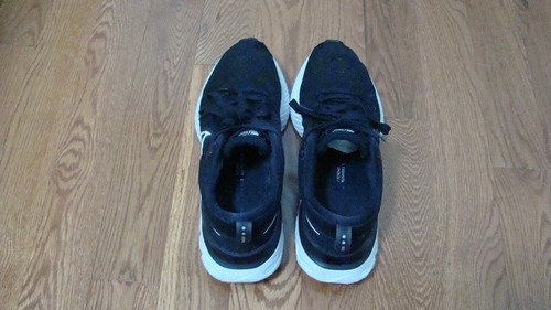 Nike React Infinity Run Flyknit 2 Black White CT2357-002 Men's Sneaker Size 11 - Picture 3 of 5