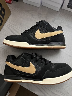Size 10.5 - Nike Sb Paul Rodriguez 2 Metallic Gold Preowned | eBay