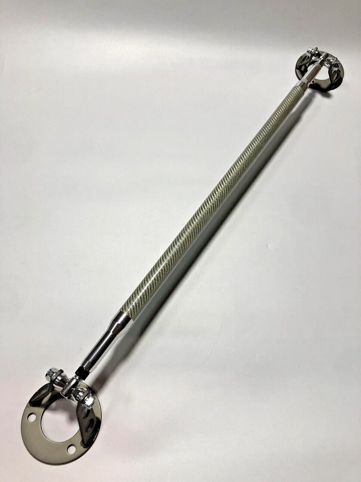 │√│ NRG Silver Carbon Strut Bar For 1994-1997 HONDA ACCORD ○  CD  ○ USDM / JDM - Image 2 of 4