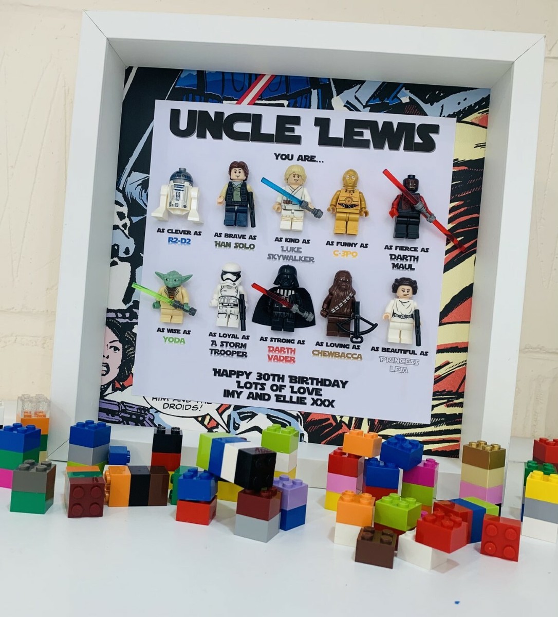 Personalised Christmas Gifts, Star Wars Gifts, Star Wars Frame