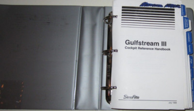 AIRCRAFT HANDBOOK COCKPIT REFERENCE HANDBOOK GULFSTREAM III G3