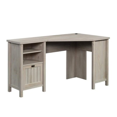 Sauder Corner Computer Desk 55.39''Wx29.76''H W/ File Storage In Chalked Chestnut