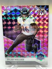 TYLAN WALLACE 2021 Panini MOSAIC PINK CAMO PRIZM PARALLEL RC #326 Baltimore