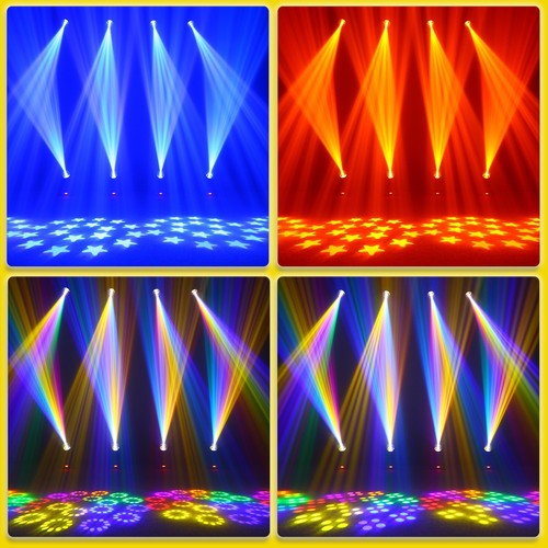 2Pcs 200W LED Moving Head DMX512 Quick-Install DJ Wedding Lighting - Picture 8 of 9